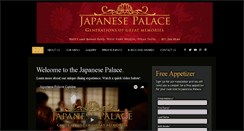 Desktop Screenshot of japanesepalace.net